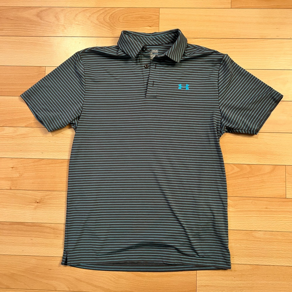 US Heatgear Stripe Polo